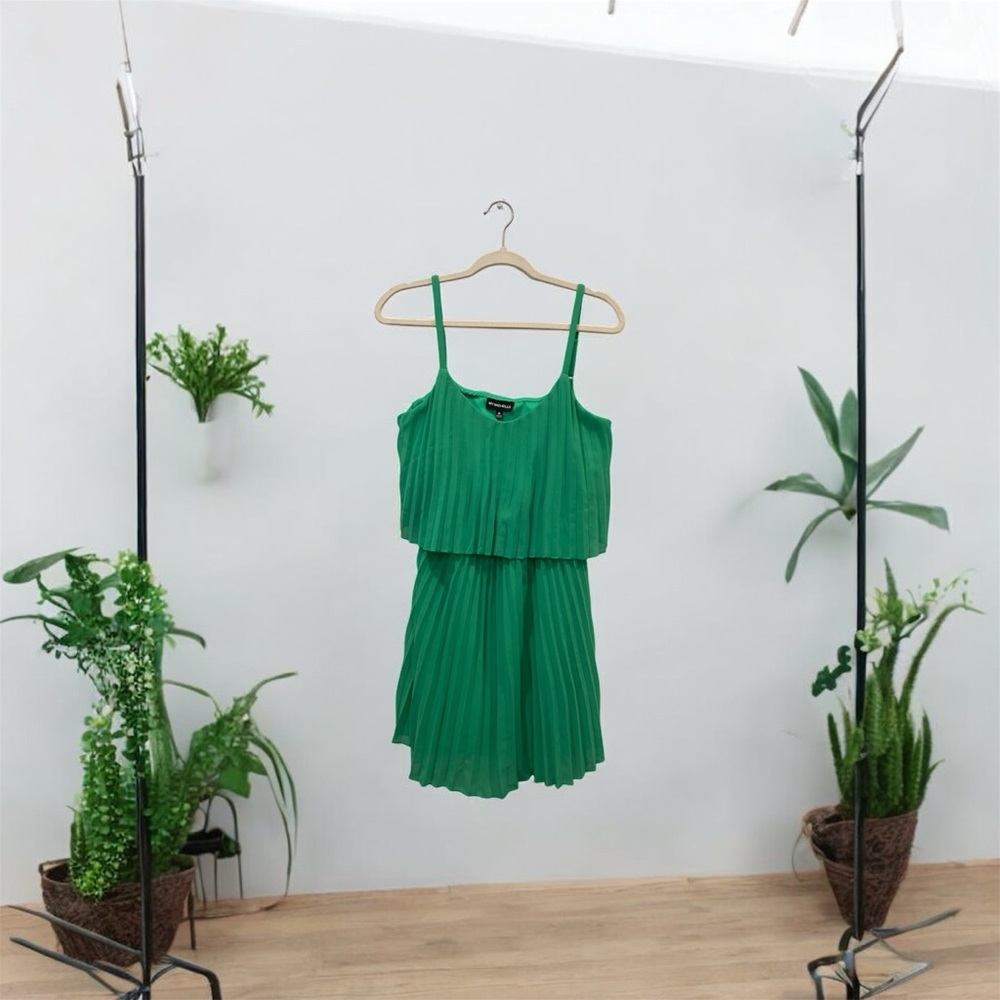 My Michelle Vibrant Green Dress